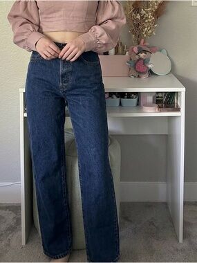 Levi’s Straight Leg Jeans - Dark Blue